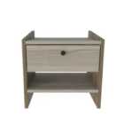 Decorotika Berlin Modern Nightstand Bedside Table For Bedroom Walnut And Cordoba