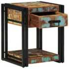Vidaxl Bedside Cabinet 40X40X50 Cm Solid Wood Reclaimed
