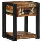 Vidaxl Bedside Cabinet 40X35X50 Cm Solid Wood Reclaimed
