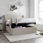 Bedmaster Warwick Warmstone Velvet Ottoman Bed Double