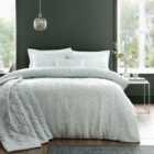 Portfolio Home Montpellier Paisley Jacquard Green Single Soft Easy Care Bed Linen Bedding Duvet Cover Quilt Set With Pillow Case