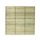 Empire Venetian Slatted Fence Panels 6 x 6ft