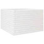 vidaXL Garden Planter White 70x70x45.5 cm Solid Wood Pine