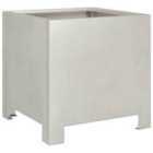 vidaXL Garden Planter 30X30X30cm Stainless Steel
