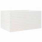 vidaXL Garden Planter White 90x60x45.5 cm Solid Wood Pine
