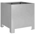 vidaXL Garden Planter 30X30X30cm Galvanised Steel
