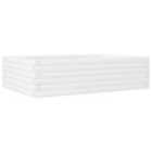 vidaXL Garden Planter White 90x60x23 cm Solid Wood Pine