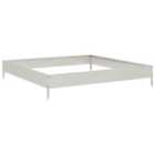 vidaXL Garden Raised Bed 100X100X18.5cm Stainless Steel