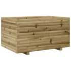 vidaXL Garden Planter 90x60x49.5 cm Impregnated Wood Pine 847387