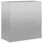vidaXL Planter 80X40X80cm Galvanised Steel