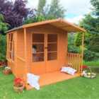 Shire Winton 8 ft x 11 ft Handmade Summerhouse Including Veranda