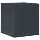 vidaXL Storage Box Anthracite 55 X 53 X 57cm Polypropylene