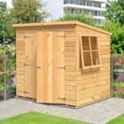 Shire Pent 7 ft x 5 ft Shiplap Double Door Shed