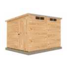 Shire Handmade Pent Security Shed 8 x 10 ft