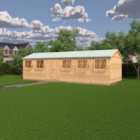 Shire Handmade Mammoth 10 x 30 ft Shiplap Workshop