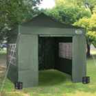 MCC Direct Maximus 3x3 Heavy Duty Pop up Green Gazebo With Sides