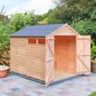 Shire Langley 8 ft x 6 ft Shiplap Double Door Shed