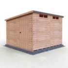 Shire Handmade Pent Security Shed 10 x 10 ft