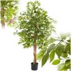Tectake 160Cm Artificial Fiscus Tree Plant