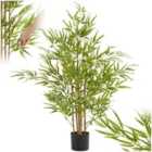 Tectake 120Cm Artificial Bamboo Plant
