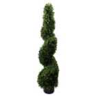 120Cm Spiral Buxus Artificial Tree Uv Resistant Outdoor