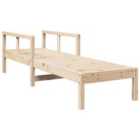 vidaXL Sun Lounger 199.5x62x55 cm Solid Wood Pine