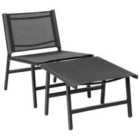 Beliani Garden Chair MARCEDDI Metal Black