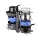 Innoteck Essentials Pots and Pans Organiser Rack with 8 Adjustable Dividers