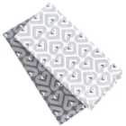 Vibe Twin Pack Of Tea Towels - Slate