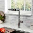 Garden Sanctuary Retractable Pulldown Kitchen Faucet - Sliver