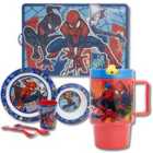 Spiderman 7 Piece Dinner Set