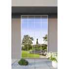 MirrorOutlet The Genestra - White Modern Window Garden Wall Mirror 69'' x 43''