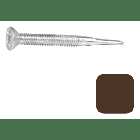 DuraPost VISTA Sepia Brown Self Drilling Screw - 4 x 28mm Pack of 16