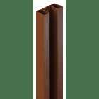 DuraPost VISTA Sepia Brown Aluminium Infill Profile Set For Composite Panel - 1825/1755mm