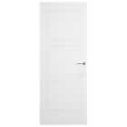 Wickes Langley White Shallow Moulded 3 Panel Semi Solid Internal Door - 1981 x 762mm