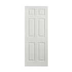 Wickes Lincoln White Grained Moulded 6 Panel Internal Door - 1981 x 762mm