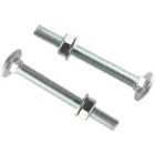 Wickes Carriage Bolt Nut & Washers - M8 x 75mm - Pack 10