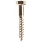 Wickes External Stainless Steel Coach Screws - M6 x 40mm - Pack of 8