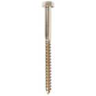 Wickes External Stainless Steel Coach Screws - M12 x 150mm - Pack of 2