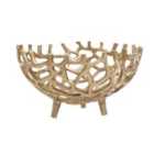 Interiors By PH Small Coral Effect Bowl Gold Aluminium