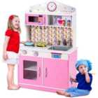 COSTWAY Kids Cooking Pretend Play Toy Set