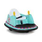 COSTWAY Kids Ride-On Bumper Car with Colorful Flashing Lights and Music-Green