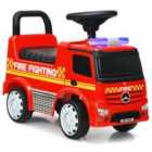 COSTWAY Kid's Ride On Push Car Licensed Mercedes Benz Firefighter