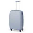 COSTWAY Hardside Luggage with Spinner Wheels, TSA Lock and Height Adjustable Handle-Blue