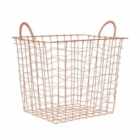 Vertex Copper Plated Storage Basket
