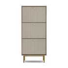 Home Garden Direct Devon - Shoe Cabinet - Grey -