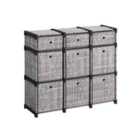Songmics 9-cube Drawer Organiser - Heather Grey