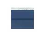 Hudson Reed Urban 600Mm Wall Hung 2-drawer Unit & Laminate Worktop - Satin Blue