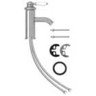Vidaxl Bathroom Basin Faucet Silver 130X180 Mm