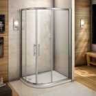 Aica Bathrooms Quadrant Shower Sliding Enclosure Door 1000X800X1850Mm
